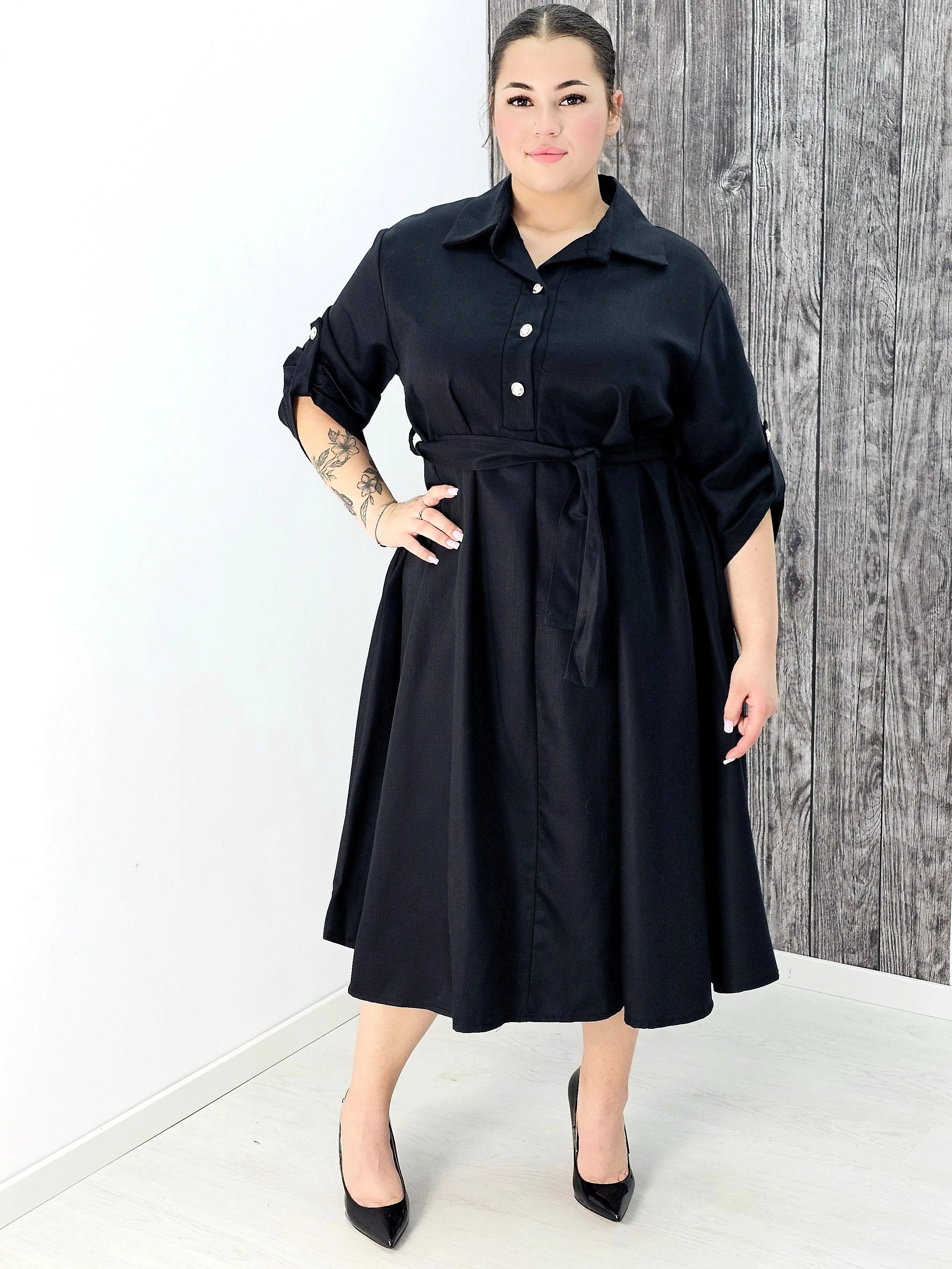 Sukienka koszulowa plus size – stylowa, wygodna i idealna na każdą okazję Stylowa XL