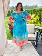 Sukienka maxi w stylu boho Stylowa XL