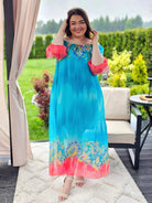 Sukienka maxi w stylu boho Stylowa XL