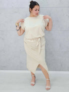 Sukienka maxi z kieszeniami Stylowa XL