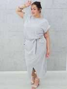 Sukienka maxi z kieszeniami Stylowa XL