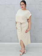 Sukienka maxi z kieszeniami Stylowa XL