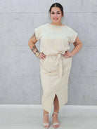 Sukienka maxi z kieszeniami Stylowa XL