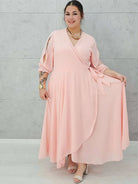 Sukienka maxi z wiązaniem Stylowa XL