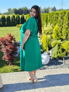 Sukienka midi z bawełny Stylowa XL