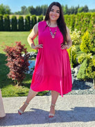 Sukienka oversize z falbaną Stylowa XL