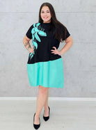 Sukienka oversize z motywem kwiatowym  moda dla kobiet plus size Stylowa XL