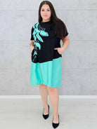 Sukienka oversize z motywem kwiatowym  moda dla kobiet plus size Stylowa XL