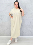 Sukienka plus size Heartbeat Love – wygodny i modny fason XXL dla kobiet Stylowa XL