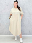 Sukienka plus size Heartbeat Love – wygodny i modny fason XXL dla kobiet Stylowa XL