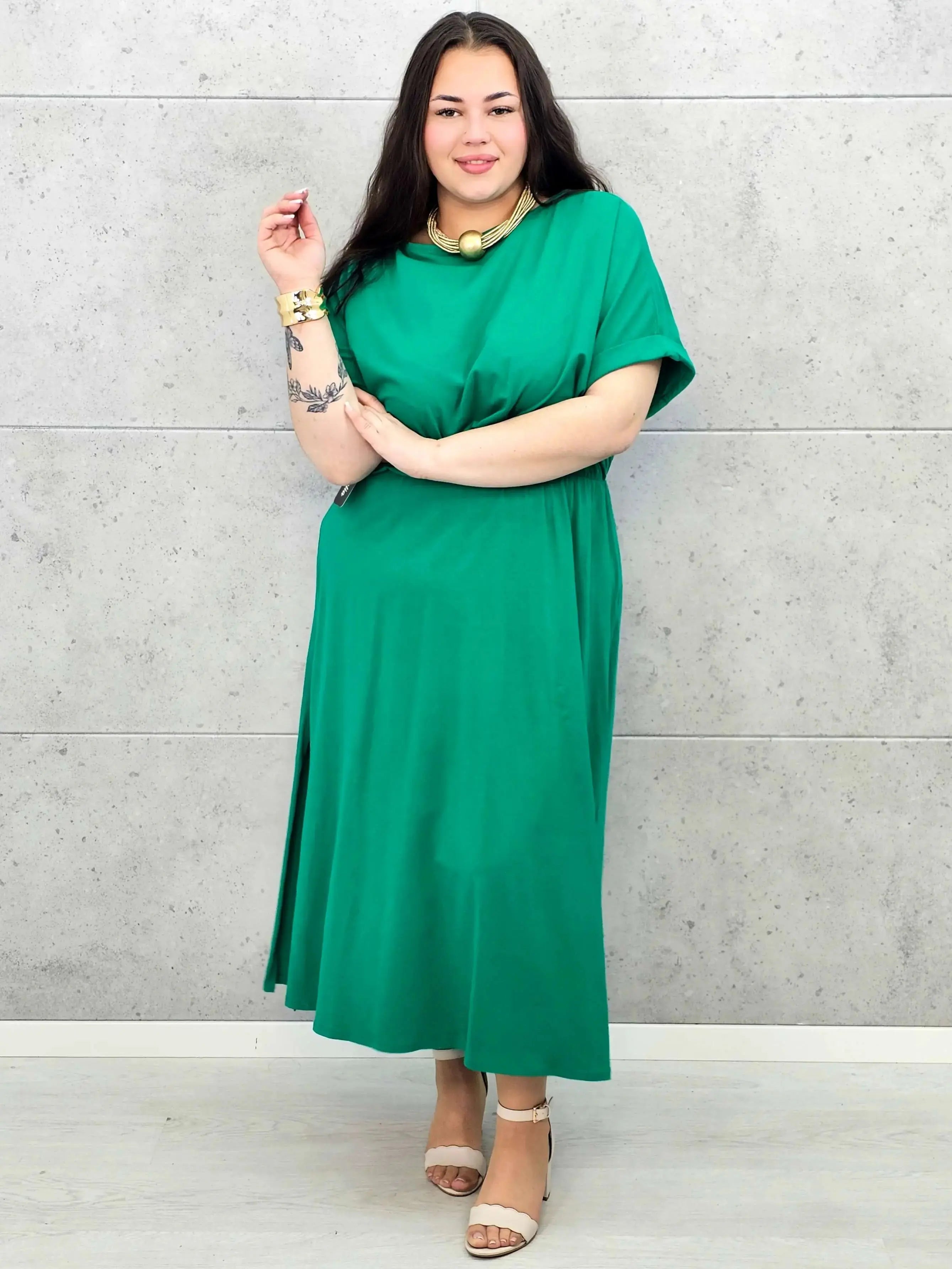 Sukienka plus size StylowaXL – asymetryczna, kobieca i pełna stylu Stylowa XL