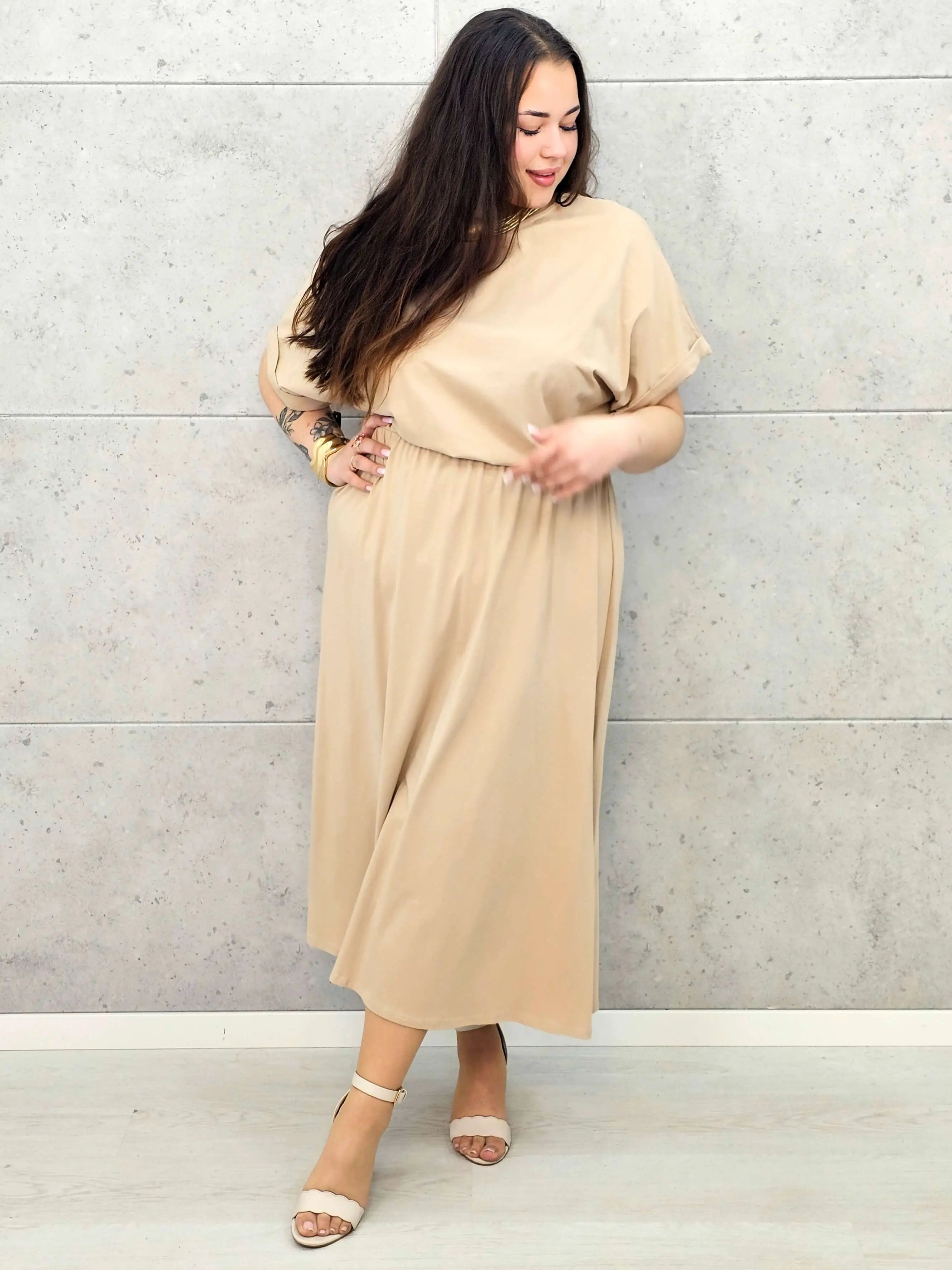 Sukienka plus size StylowaXL – asymetryczna, kobieca i pełna stylu Stylowa XL
