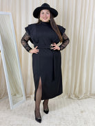 Sukienka plus size VIP Black – ikona elegancji i kobiecej klasy Stylowa XL