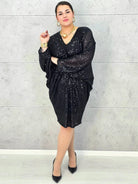 Sukienka plus size cekinowa – wyjątkowa moda XXL Stylowa XL