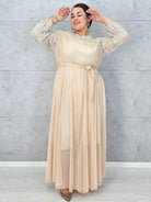 Sukienka plus size elegancka z koronkową górą i tiulowym dołem – wyjątkowa kreacja XXL na uroczystości Stylowa XL