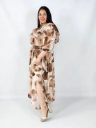 Sukienka plus size hiszpanka midi w kwiaty – zwiewna elegancja XXL Stylowa XL