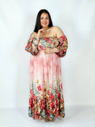 Sukienka plus size hiszpanka z marszczeniem i odkrytymi ramionami Stylowa XL