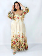 Sukienka plus size hiszpanka z marszczeniem i odkrytymi ramionami Stylowa XL
