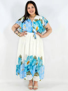 Sukienka plus size kopertowa XXL – elegancka i zwiewna propozycja na komunię i wesele Stylowa XL