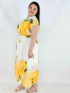 Sukienka plus size kopertowa XXL – elegancka i zwiewna propozycja na komunię i wesele Stylowa XL