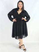 Sukienka plus size kopertowa – elegancka sukienka damska XXL z wiązaniem Stylowa XL