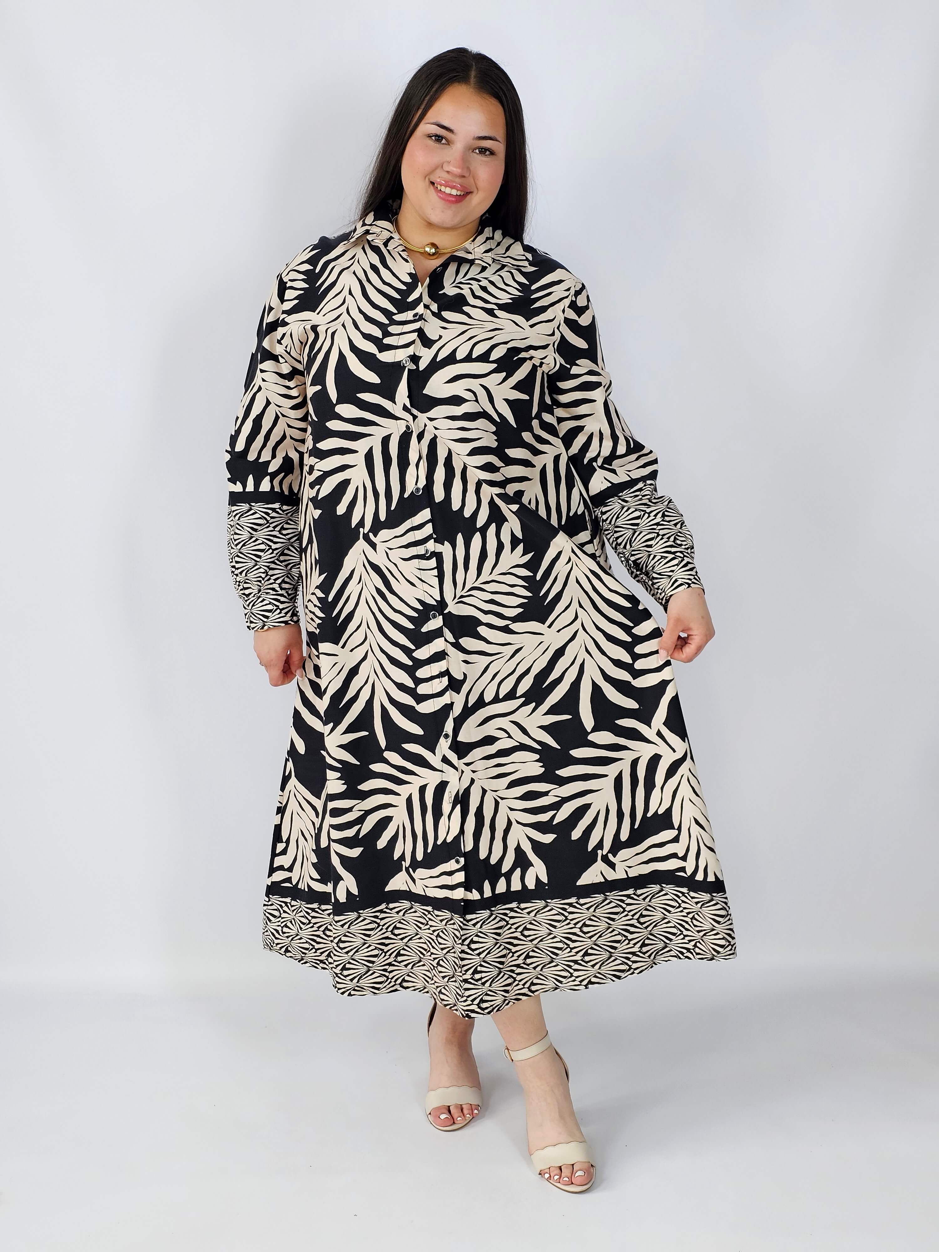 Sukienka plus size koszulowa midi – lekka, stylowa i ponadczasowa Stylowa XL
