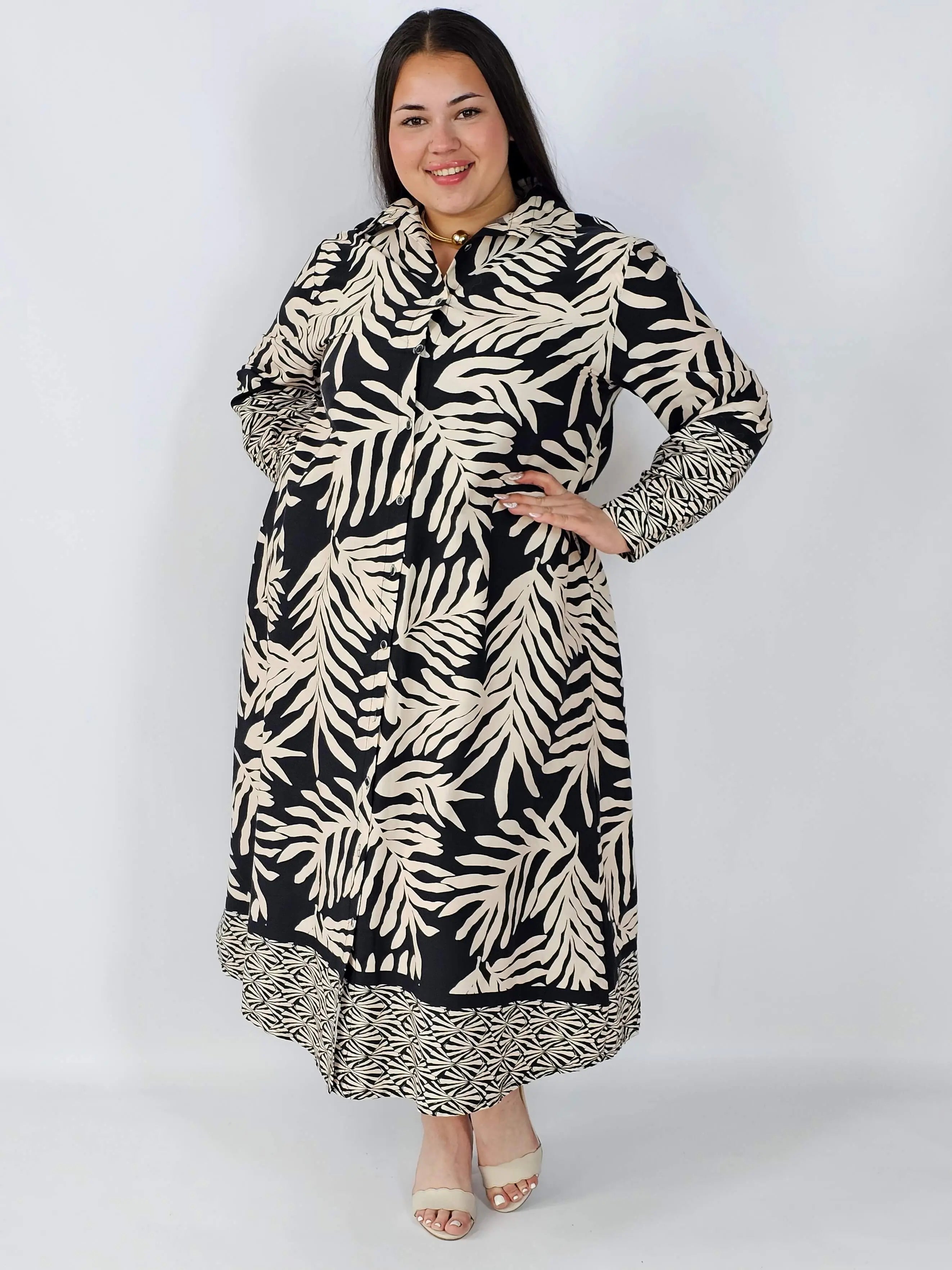 Sukienka plus size koszulowa midi – lekka, stylowa i ponadczasowa Stylowa XL