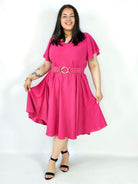Sukienka plus size kreszowana – lekka, wygodna i stylowa XXL Stylowa XL