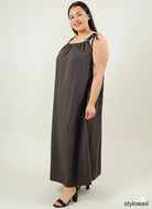 Sukienka plus size maxi na ramiączkach – lekka, zwiewna i wygodna XXL Stylowa XL