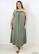 Sukienka plus size maxi na ramiączkach – lekka, zwiewna i wygodna XXL Stylowa XL