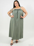 Sukienka plus size maxi na ramiączkach – lekka, zwiewna i wygodna XXL Stylowa XL