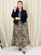 Sukienka plus size maxi w panterkę – lekka, swobodna i ultra kobieca Stylowa XL