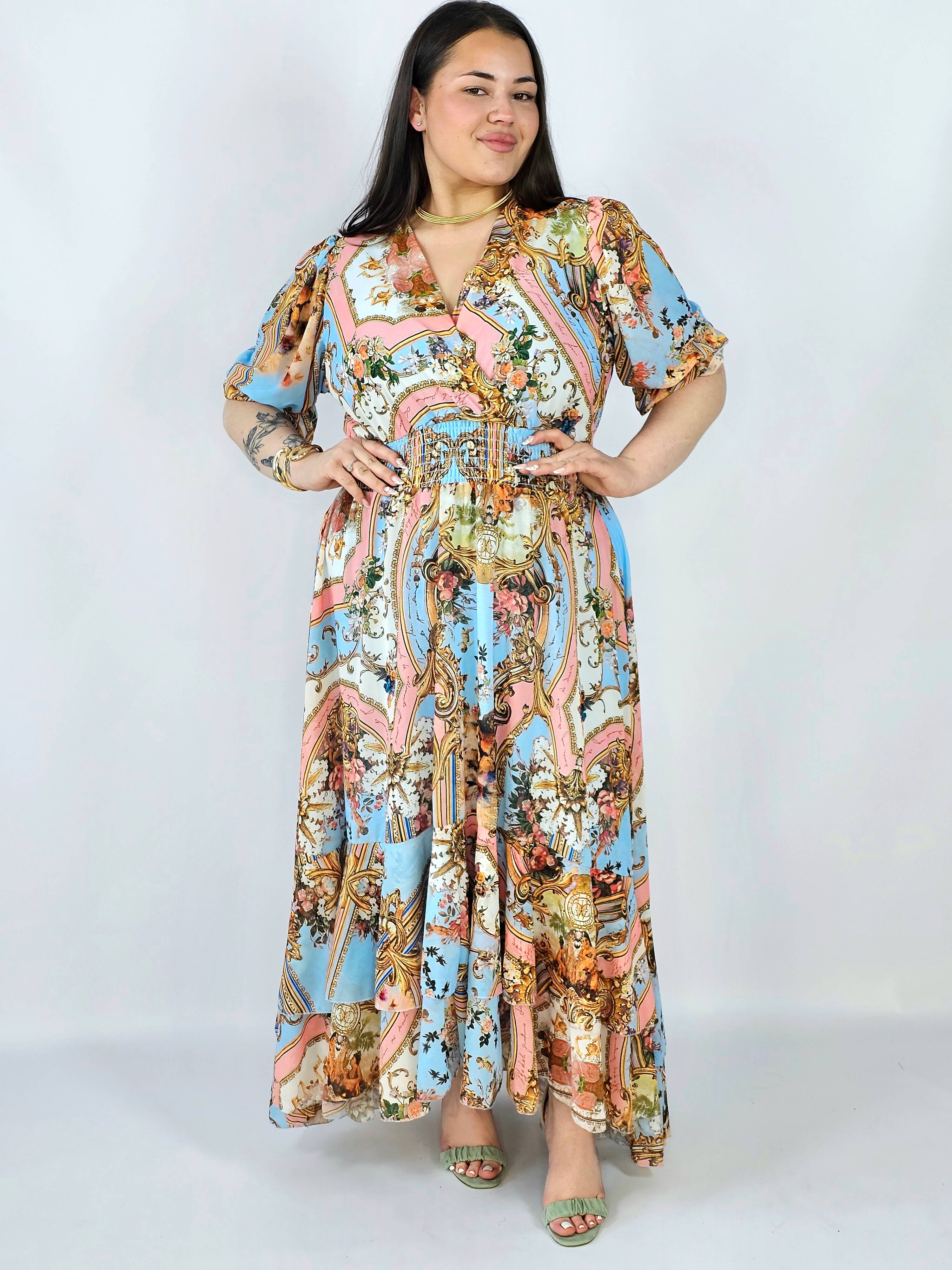 Sukienka plus size maxi z efektownym printem – styl, który robi wrażenie XXL Stylowa XL