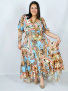 Sukienka plus size maxi z efektownym printem – styl, który robi wrażenie XXL Stylowa XL