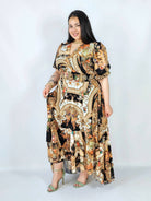 Sukienka plus size maxi z efektownym printem – styl, który robi wrażenie XXL Stylowa XL