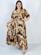 Sukienka plus size maxi z efektownym printem – styl, który robi wrażenie XXL Stylowa XL