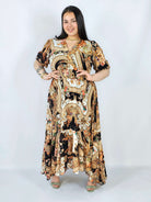 Sukienka plus size maxi z efektownym printem – styl, który robi wrażenie XXL Stylowa XL