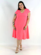 Sukienka plus size rozkloszowana – elegancka sukienka XXL na wiosnę i lato Stylowa XL