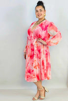 Sukienka plus size szyfonowa kopertowa – zwiewna elegancja i kobiecy fason Stylowa XL