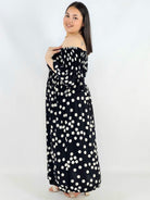 Sukienka plus size w groszki XXL – elegancka hiszpanka na komunię i wesele Stylowa XL