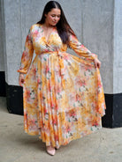 Sukienka plus size w odcieniach słońca – kobieca, elegancka i stylowa Stylowa XL