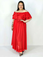 Sukienka plus size z falbanami i subtelnym połyskiem – efekt WOW XXL Stylowa XL