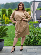 Sukienka z paskiem - Stylowa XL