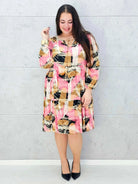 Sukienka plus size z wiązaniem – lekka i pełna energii Stylowa XL Stylowa XL