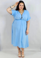 Sukienka plus size z zamkiem – elegancka sukienka damska XXL Stylowa XL
