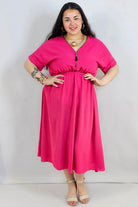 Sukienka plus size z zamkiem – elegancka sukienka damska XXL Stylowa XL