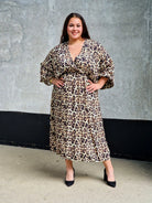Sukienka w Panterkę Stylowa XL