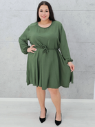 Sukienka wiązana w tali Stylowa XL