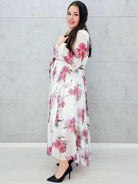 Sukienka z Siateczkowym Wykończeniem Plus Size StylowaXL – Romantyczna Elegancja i Lekkość Stylowa XL