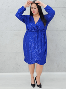 Sukienka z cekinami Stylowa XL